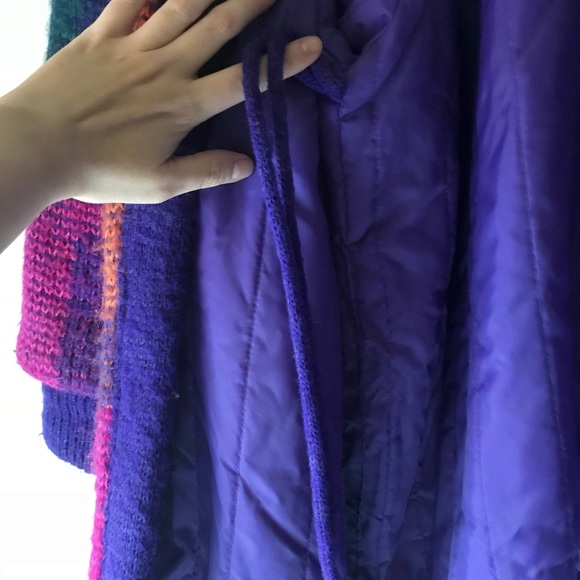 Vintage printed sweater coat - Picture 4 of 7